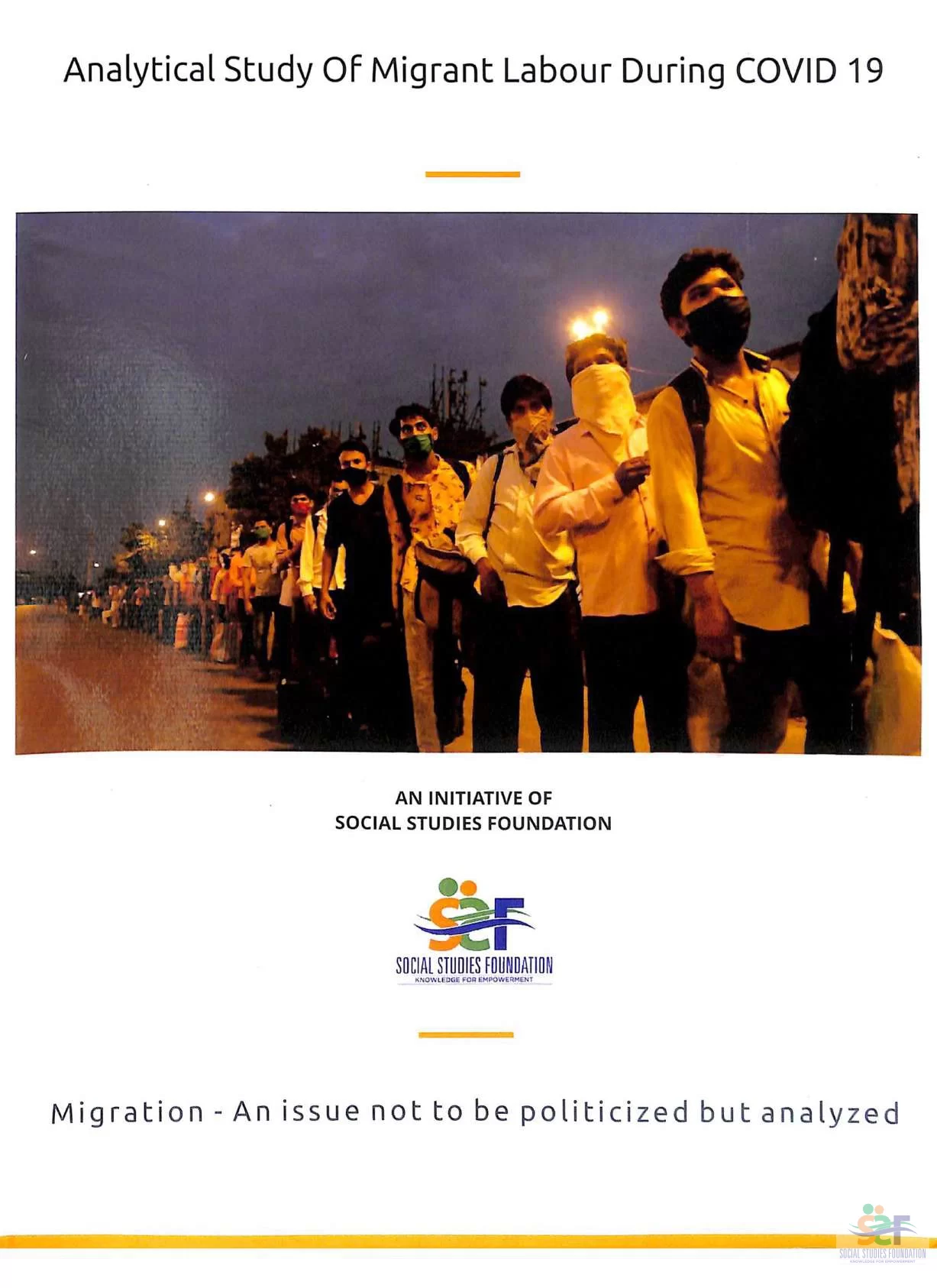 Analytical study of migrant labour during Covid